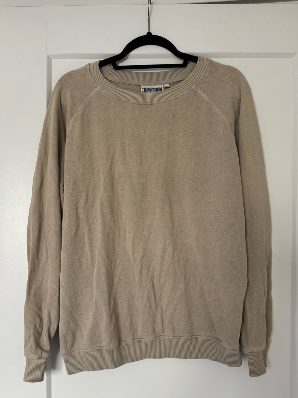 Jungmaven Bonfire Raglan Sweatshirt - Desert Khaki